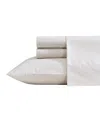 Nautica Closeout!  Cotton Percale 3-piece Sheet Set, Twin Xl In White