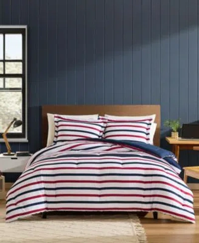 Nautica Clove Hitch Stripe Reversible Comforter Sets In Multi