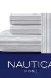 Nautica Coleridge Stripe Sheet Set In Charcoal