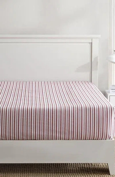 Nautica Coleridge Stripe Sheet Set In Red
