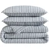 Nautica Coleridge Stripe Queen Quilt Set In Dark Blue