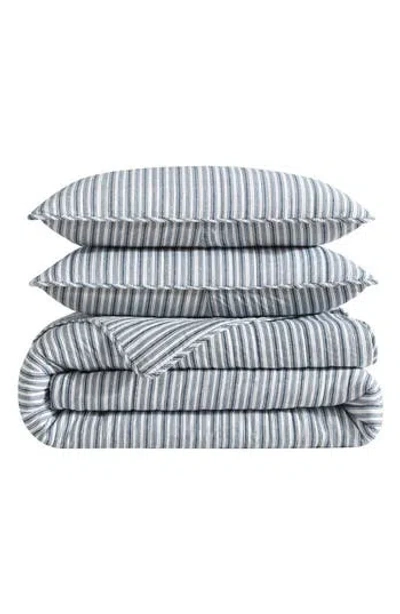 Nautica Coleridge Stripe Twin Quilt Set In Dark Blue