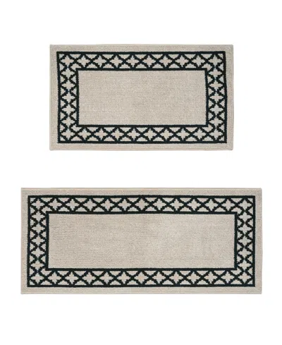 Nautica Collin Trellis Border Tufted 2-pc. Runner Rug Set