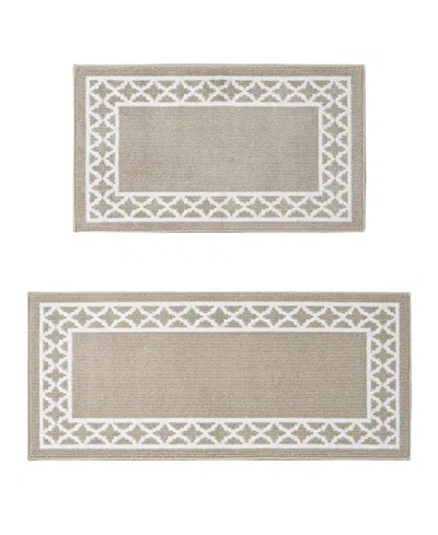 Nautica Collin Trellis Border Tufted 2-pc. Runner Rug Set