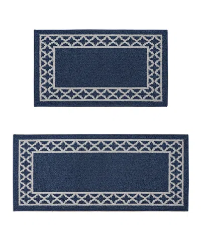 Nautica Collin Trellis Border Tufted 2-pc. Runner Rug Set