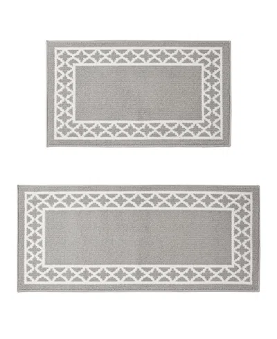 Nautica Collin Trellis Border Tufted 2-pc. Runner Rug Set