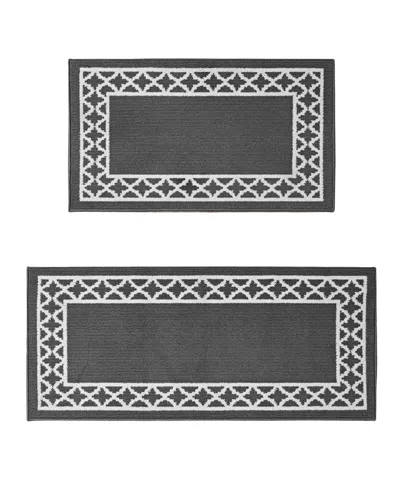 Nautica Collin Trellis Border Tufted 2-pc. Runner Rug Set