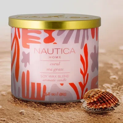 Nautica Coral Sea Grass Scented Designer Candle