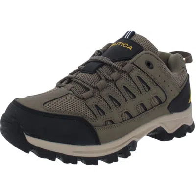 Nautica Corbin Mens Lace Up Work Hiking Shoes In Nude