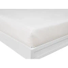 Nautica Cotton Blend Solid Fitted Sheets In White