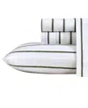 Nautica Cotton Percale 4-piece Sheet Set, King In Brenton Stripe Ivory,fern
