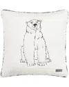 Nautica Cozy Polar Bear Natural Throw Pillow In Natural