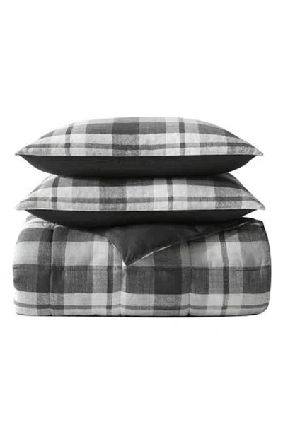 Nautica Crossview Plaid Comforter Set In Gray