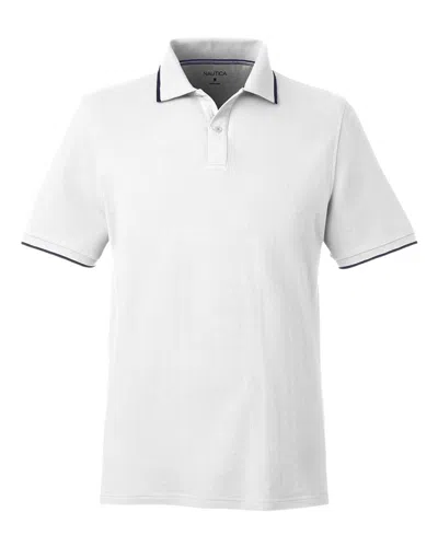 Nautica Deck Polo In White