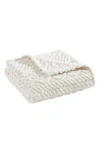 Nautica Declan Sherpa Reversible Throw Blanket In Beige