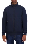 Nautica Men's Quilted Water-resistant Full-zip Bomber Jacket In Navy