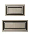 Nautica Double Line Border Tufted 2-pc. Runner Rug Set