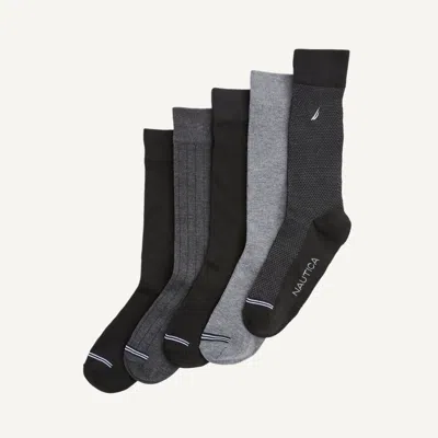 Nautica Dress Crew Socks, 5-pack In Multi