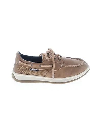 Pre-owned Nautica Kids' Dress Shoes In Brown