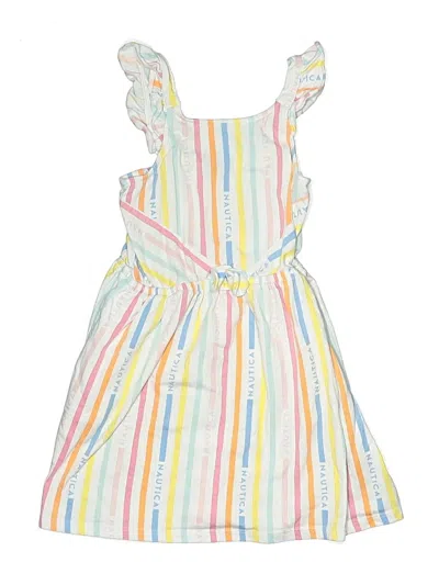 Pre-owned Nautica Kids' Dress In White