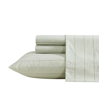 Nautica Ellipse Stripe Green Twin Xl Sheet Set