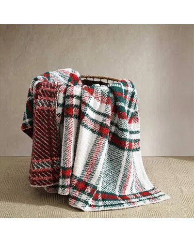 NAUTICA NAUTICA EMMET PLAID KNIT REVERSIBLE THROW BLANKET