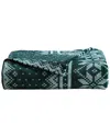 Nautica Fairisle Texture Ultra Soft Plush Fleece Blanket