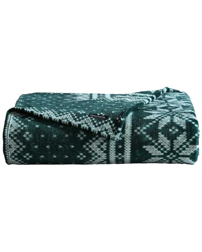 NAUTICA NAUTICA FAIRISLE TEXTURE ULTRA SOFT PLUSH FLEECE BLANKET