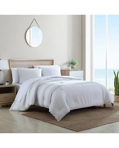 Nautica Fairwater Cotton Comforter Set In Grey