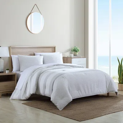 Nautica Fairwater Twin Comforter And Sham Set In White