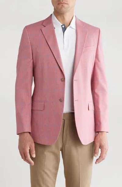 Nautica Fancies Stretch Sport Coat In Pink Window