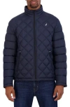 Nautica Featherweight Quilted Puffer Jacket In Navy