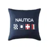 Nautica Flag Decorative Pillow In Blue