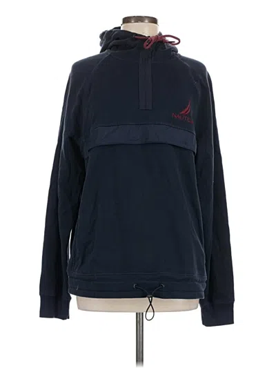 Pre-owned Nautica Fleece Jacket In Blue