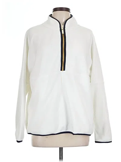Pre-owned Nautica Fleece Jacket In White