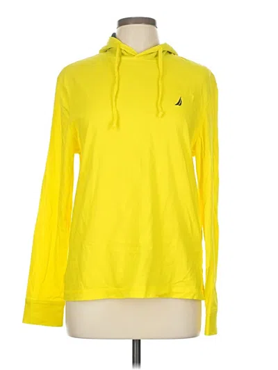 Pre-owned Nautica Fleece Jacket In Yellow