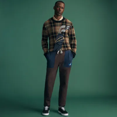 Nautica Fleece Jogger In Multi