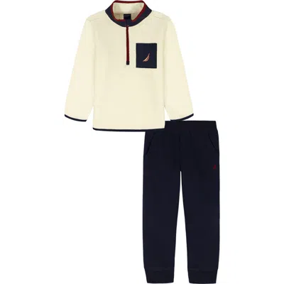 Nautica Babies'  Fleece Pullover & Joggers Set In Multi