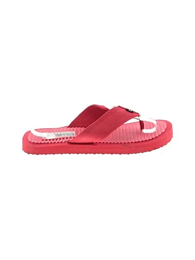 Pre-owned Nautica Flip Flops In Red