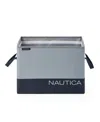 Nautica Folded Rectangle Bin In Gray Block