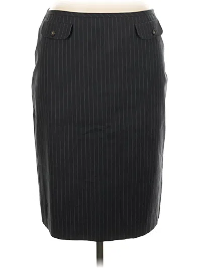 Pre-owned Nautica Formal Skirt In Black