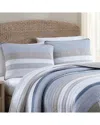 NAUTICA NAUTICA GALEWOOD DARK BEIGE QUILT/SHAM SET