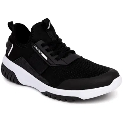 Nautica Geoff Mens Logo Man Made Casual And Fashion Sneakers In Multi