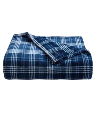 Nautica Closeout!  Gillbrooke Ultra Soft Plush Navy Blanket, Twin In Captains Blue