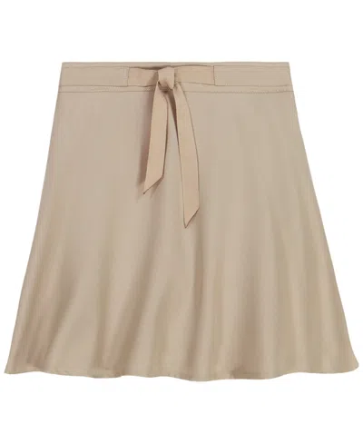 Nautica Kids' Girls' 4-6x Ribbon Bow Skater Scooter In Khaki