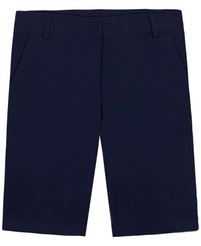 Nautica Kids' Girls' 4-6x Twill Bermuda Shorts In Blue