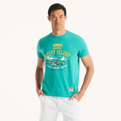 Nautica Graphic T-shirt In Green