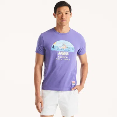 Nautica Graphic T-shirt In Purple