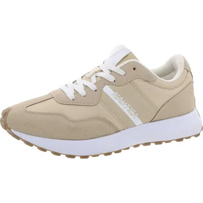 Nautica Haddik Womens Lace-up Man Made Casual And Fashion Sneakers In Multi
