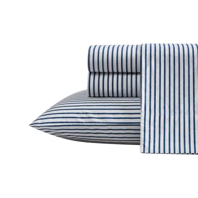 Nautica Harmead Navy King Sheet Set In Blue